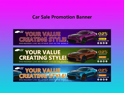 Car-sale-promotion-banners ad advertize background banner branding car design graphic design nature promotion sales banners ui ux web