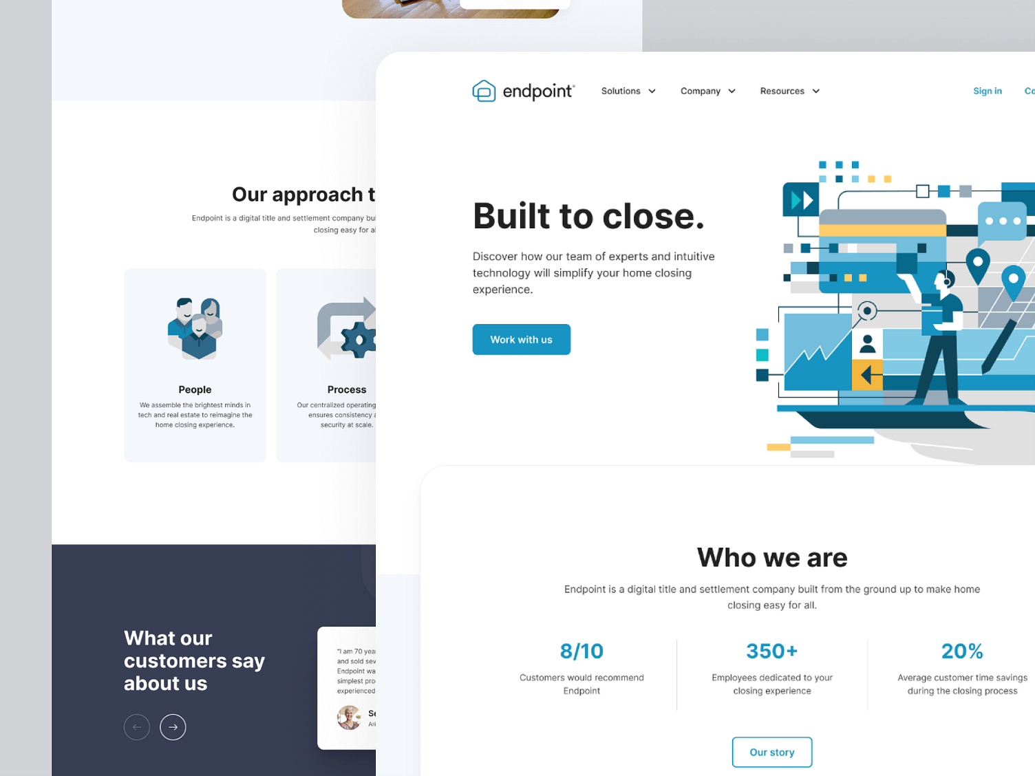 Endpoint User Interface experience UI/UX designer by Ramotion on Dribbble