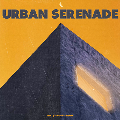 Urban Serenade Cover album album artwork album cover animation artwork cd cover design graphic design layout typography