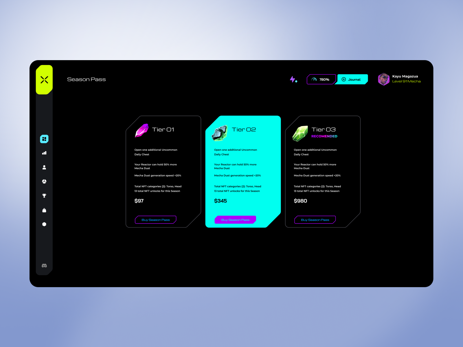 Example of Gaming Marketplace Design