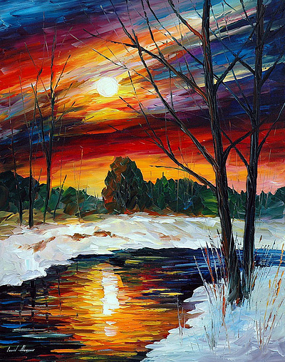 WINTER SUNSET - DECEMBER leonidafremov