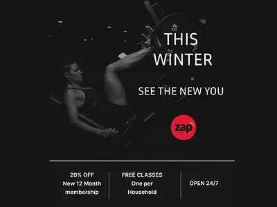 Fitness Poster advertisement design app branding design graphic design illustration logo typography ui ux vector