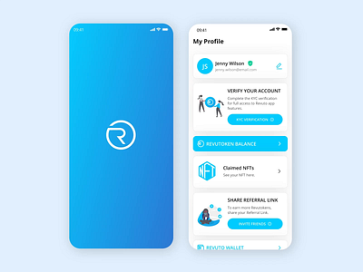 Revuto App - Subscription Manager app design card crypto finetech mobile strategy subscription transaction ui ux