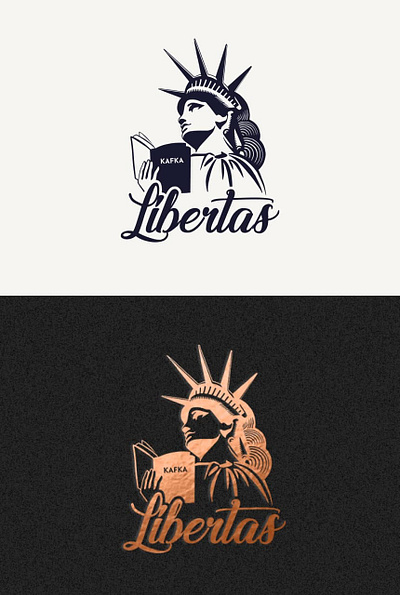 Libertas logo design illustration