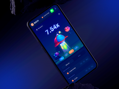 RainBet - Crash Casino app bet betting blockchain casino casino design crash crypto casino dice gambling game interface mines mobile rainbet slots ufo ui ux web design web3