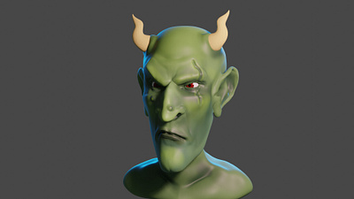 Green Devil blender3d characterdesign conceptart sculpting