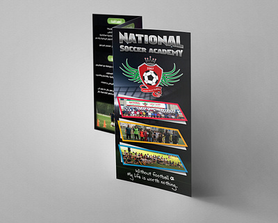 National Soccer Academy branding design graphic design logo
