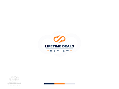 "Lifetime Deal Review" branding clean identity illustration logo logodesign