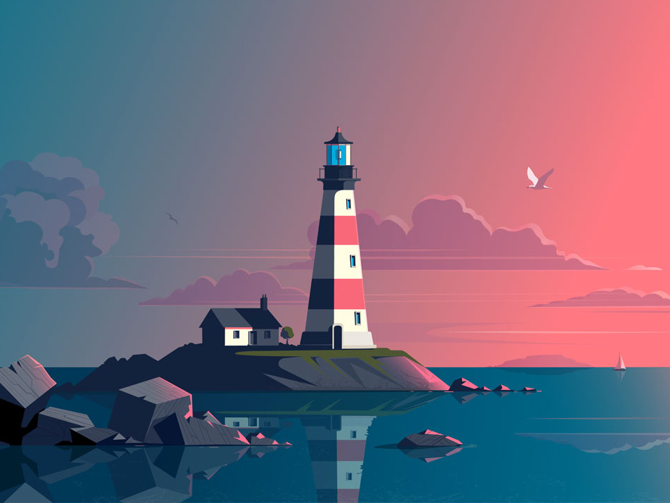 East & West Coast by Folio Illustration Agency on Dribbble