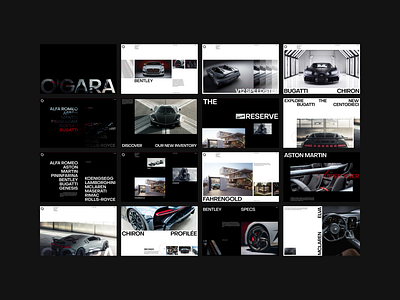 O'Gara Coach — Layouts brand cars editorial exploration graphic design home homepage illustration interaction interface layout logo photography typography ui ux webdesign website