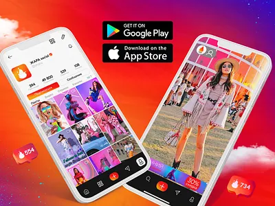 ZHARA - social network illustration ui брендинг дизайн иллюстрация логотип приложение