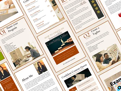 Lead Magnet Design branding coaching design leadmagnet minimal