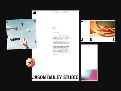 Jason Bailey Studio — Brand Collateral branding design graphic design grid identity layout logo photography typography ui