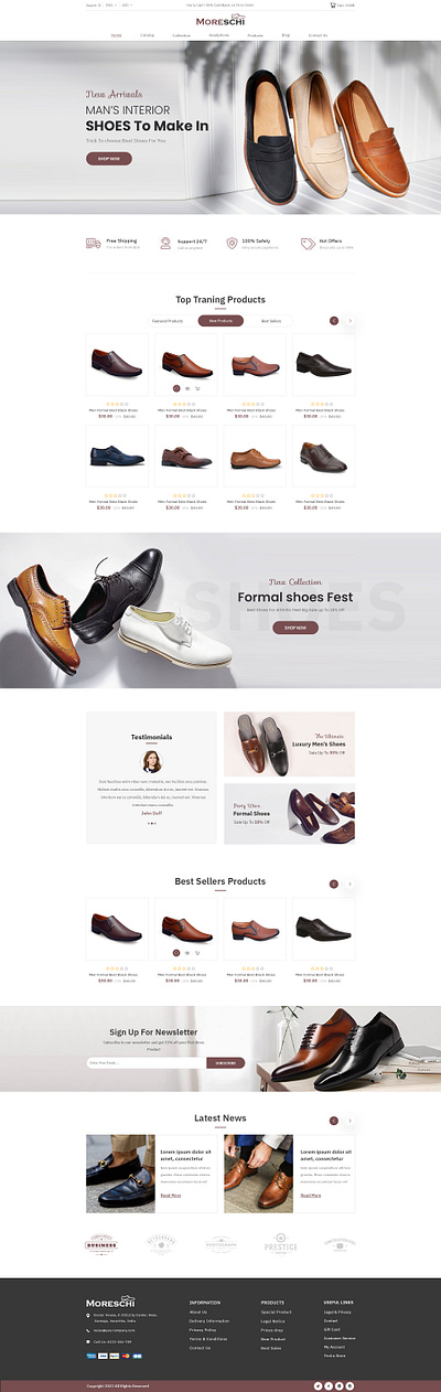 Shoes Website Design 3d banner branding design graphic design illustration logo motion graphics shoes website ui vector