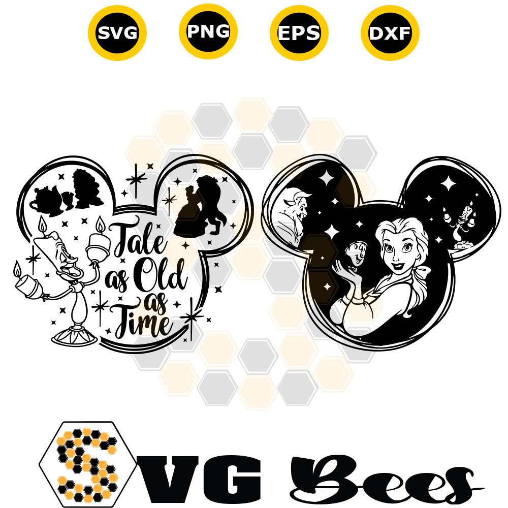 Disney Character Mickey Mouse SVG and PNG - SVGbees