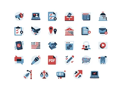 Indivisible Icons aoc aten atendesigngroup bernie sanders democracy election government icon icon design nonprofit patriotic usa vector vote