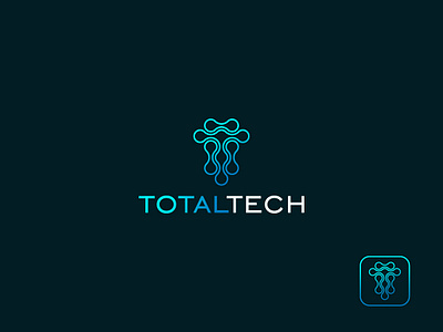 Total Tech Logo Design branding business creative logo custom logo graphic design letter logo logo tech logo