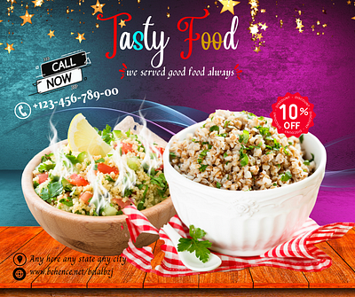 tasty food banner branding design facebook ads graphic design instagram ads promotion vedio ads social media ads