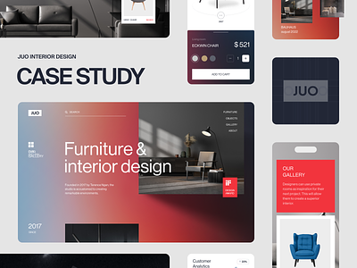 JUO Interiors Case Study animation case study css design development front end halo lab hero interface nocode product scroll service ui ux web webflow website