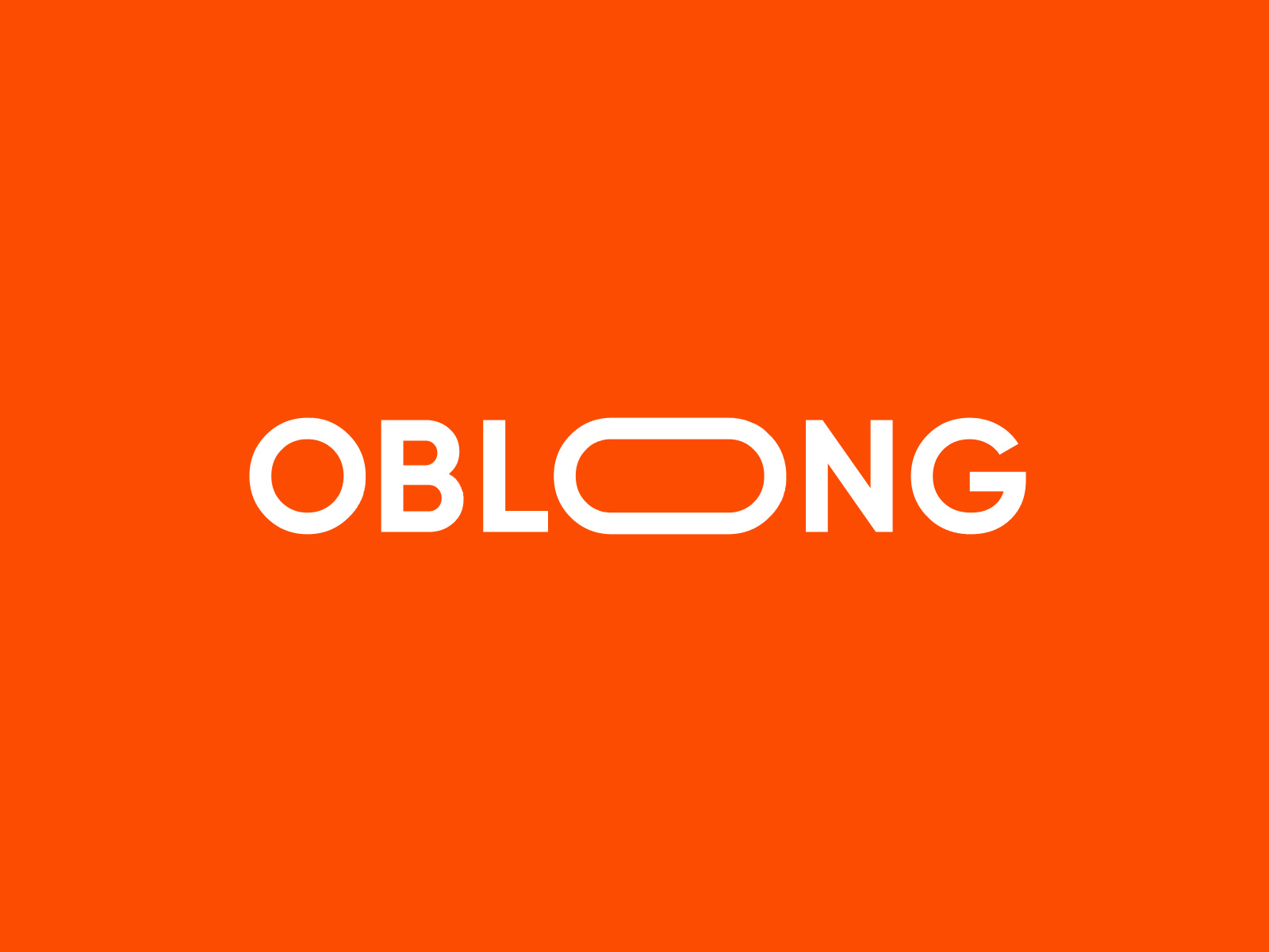 Logo and animation design for Oblong animation graphic design logo motion graphics typography