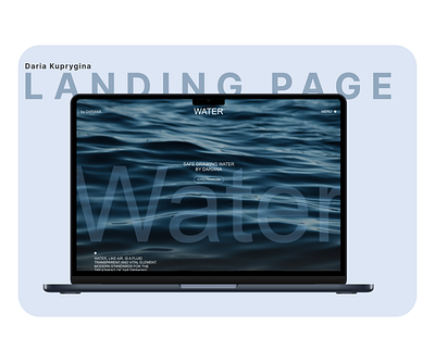 Water Dariana’s Landing page