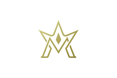 Letter M Crown Logo app branding crown icon king letter m logo luxury m initial m monoline royal vector