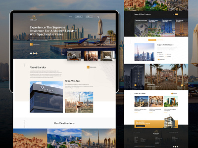 Baraka | Web development | UI/UX brand design branding graphic design logo logo design web design web development