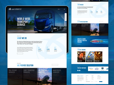 Tripple Transport | Web design branding figma figma design graphic design illustration logo design web design web development web ui