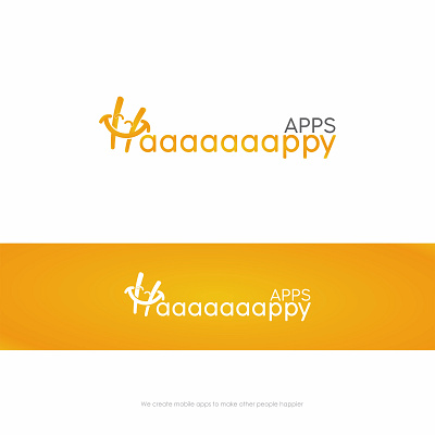 Logo for company which create wellbeing/happiness mobile apps app branding design graphic design illustration logo logo design logodesign logotype mobile vector wellbeing