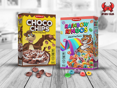 Cereal Box Packaging Design branding graphic design packaging design