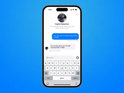 OpenAI Chat ai chat chatgpt ios openai ui design