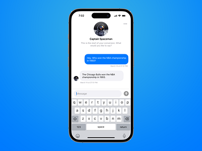 OpenAI Chat ai chat chatgpt ios openai ui design