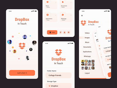 Dropbox App UI Kits dropbox dropbox app dropbox app ui dropbox app ui kits dropbox design dropbox ui file manager