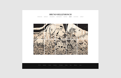 The Belgian artist engraver Bruno Hellenbosch artist artist engraver graphic design responsive ui ux website