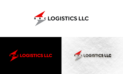 RRC Logistics LLC Logo app branding design graphic design illustration logistics logo logo typography ui ux vector