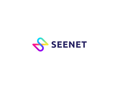 Seenet 3d logo app icon brand identity branding colorful creative data logo deisgn logos modern s letter saas logo saas platform software tech logo technology logo