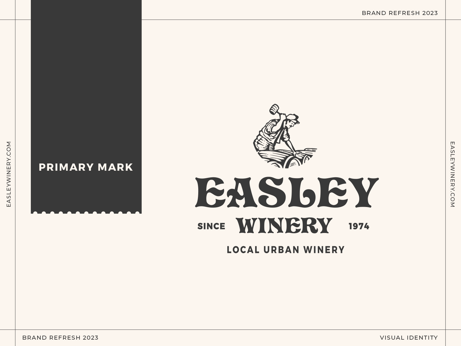 Winery Branding Design alcohol branding drink graphic design logo wine