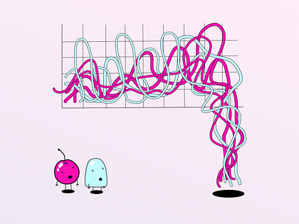 Illustration - data spaghetti