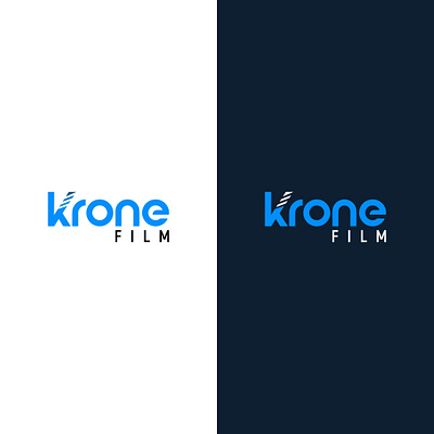 Krone Film Logo 3d animation branding graphic design logo logo design logo mockup motion graphics
