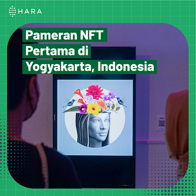 2022 HARA - Instagram Post - Pameran NFT di Yogyakarta design graphic design