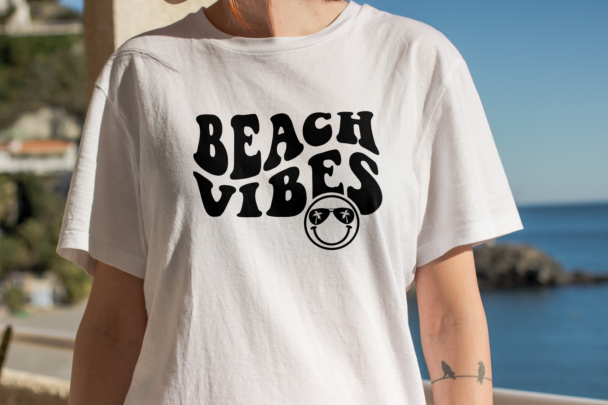 T-shirt com Amarração Summer Vibe - Vendaecia