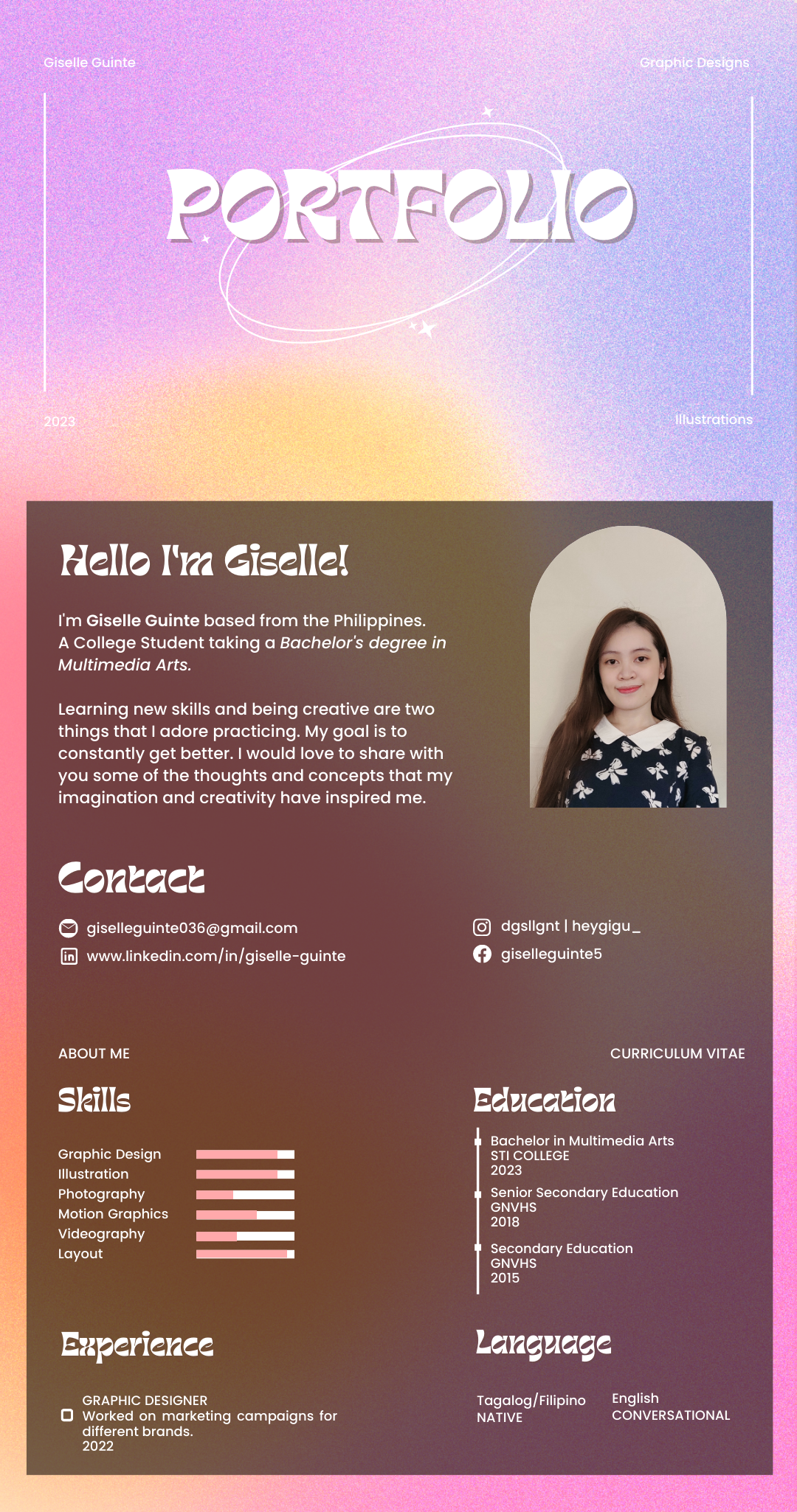 PORTFOLIO 2023 3d branding graphic design illustration