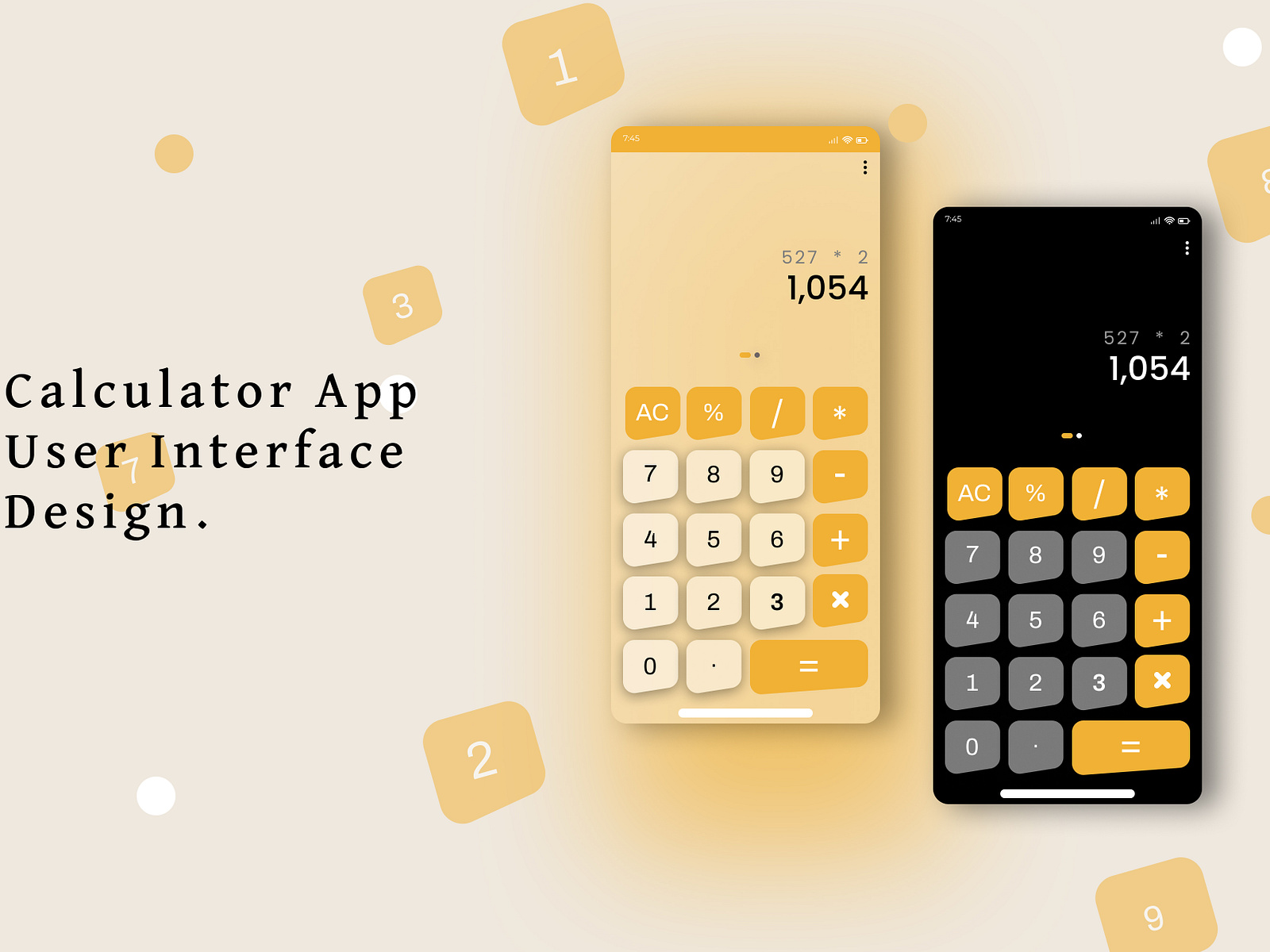 Calculator Screen UI by Kumar Sanskar on Dribbble