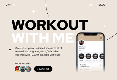 JMH FIT - Online Fitness Business Landing Page + Branding brand guidelines branding design landing page logo seo ui ux web web design website website design website development