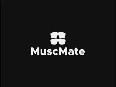 MuscMate brand identity graphic design logo visual identity