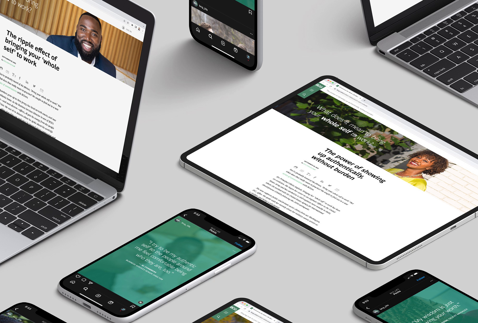 BCG "Whole Self" Campaign Overview by Jordan Lee Creative on Dribbble