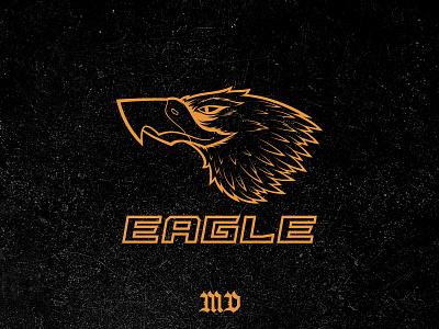 Golden Eagle apparel bird branding design eagle fashion gaming gold golden illustration logo logotype merch product style tshirt vector