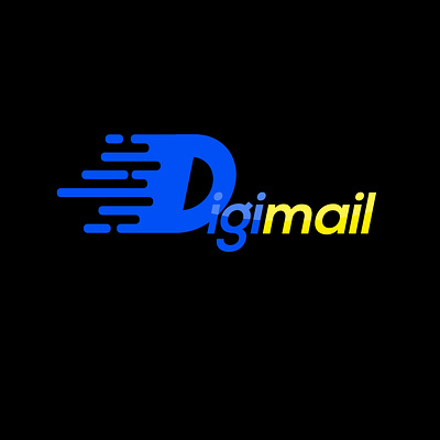 Digimail Logo 3d animation branding graphic design logo motion graphics ui