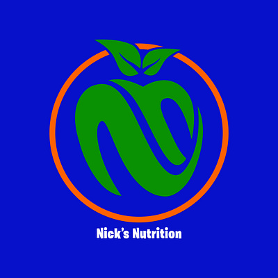 Nicks Nutrition Logo 3d animation branding graphic design logo motion graphics ui