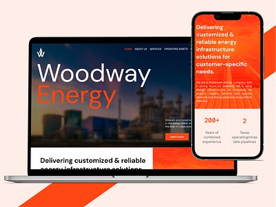 Energy based company landing page 3d landing page ui wordpress